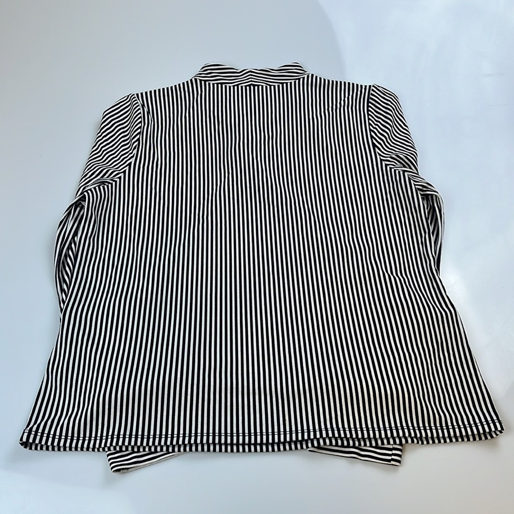 Adrianna Papell Striped Blouse N100-1 View 6